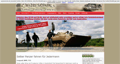 Desktop Screenshot of panzerschule.de
