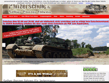 Tablet Screenshot of panzerschule.de